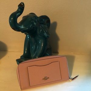 Coach accordion zip wallet